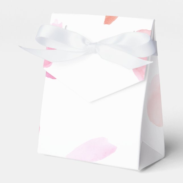 Romantic Rose Petals Favour Box (Front Side)