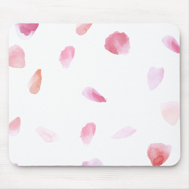 Romantic Rose Petals Mouse Mat (Front)
