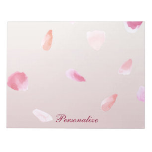 Romantic Rose Petals Notepad