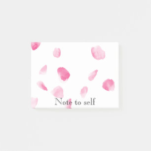 Romantic Rose Petals Post-it Notes