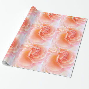 Romantic Rose with love Wrapping Paper