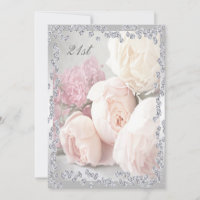 Romantic Roses & Diamonds 21st Birthday Party