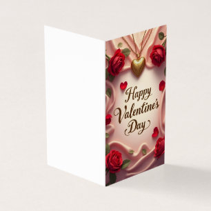 Romantic Roses & Heart Valentine Design