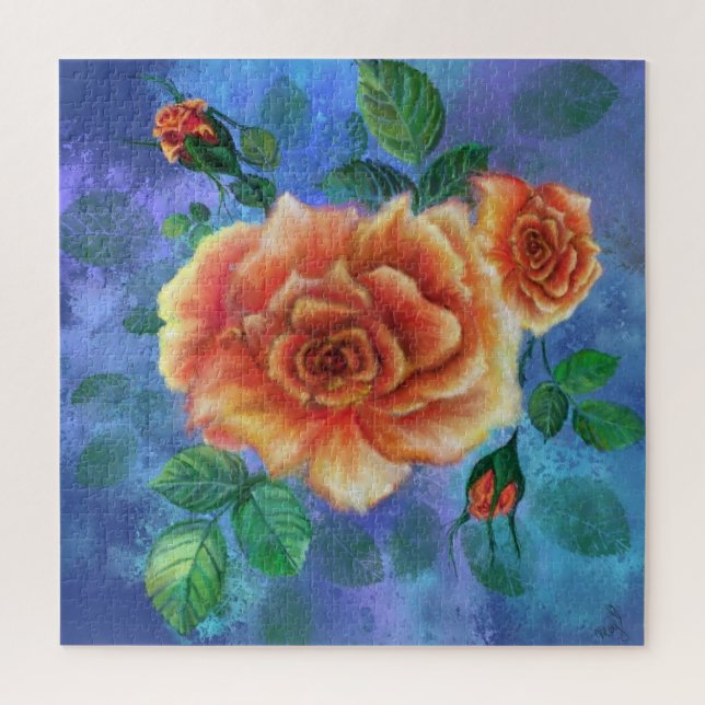 Romantic Roses Jigsaw Puzzle - Vintage (Vertical)