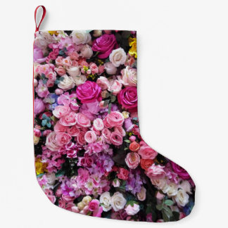 ROMANTIC ROSES SMALL CHRISTMAS STOCKING