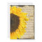 Romantic Rustic Sunflower Wedding Invitation