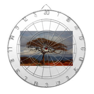 Romantic Safari Africa Bridal Shower Custom Peace Dartboard