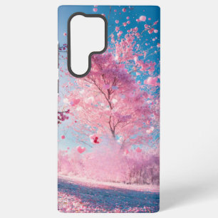 Romantic Sakura - Heart Blossom Phone Case