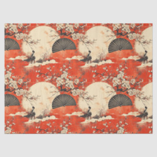 Romantic Sakura Kimono Couple Pattern (1) Tissue Paper