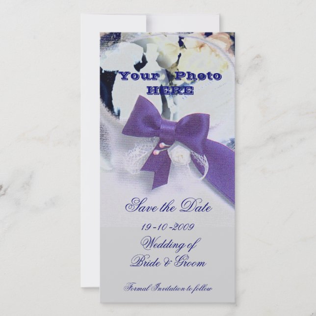 Romantic Save the Date (Front)