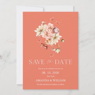 Romantic Save the Date Card