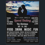Romantic Scene, Speed Dating Event Advertising Flyer<br><div class="desc">Romantic Scene,  Speed Dating Event Advertising Flyer by The Business Card Store.</div>