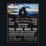 Romantic Scene, Speed Dating Event Advertising Flyer<br><div class="desc">Romantic Scene,  Speed Dating Event Advertising Flyer by The Business Card Store.</div>