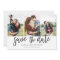 Romantic Script Photo Collage Save The Date