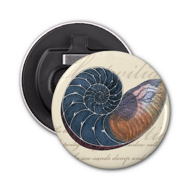 Romantic Seashell Bottle Opener (Front)