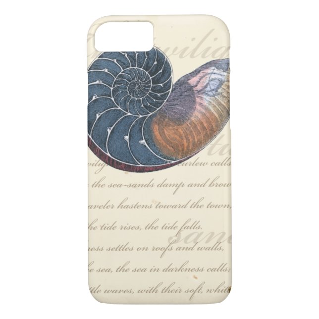 Romantic Seashell Case-Mate iPhone Case (Back)