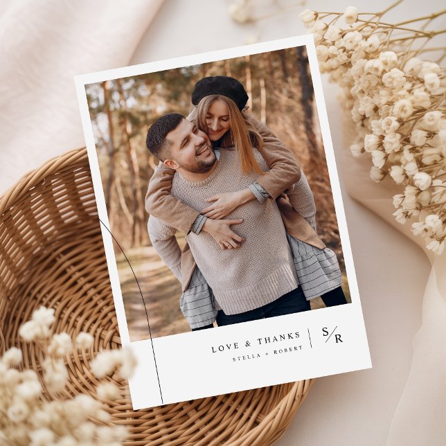 Romantic Simple Typography Photo Wedding Invitation (Creator Uploaded)