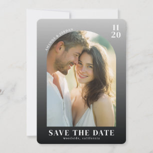 Romantic Soft Gray Photo Save The Date