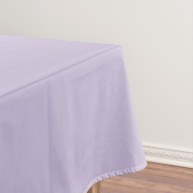 Romantic solid light lila spring decor tablecloth (In Situ)