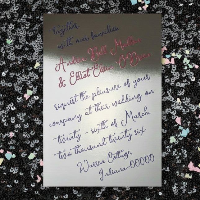 Romantic Spring Wedding Mauve, Purple & Silver (Creator Uploaded)