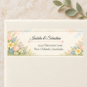 Romantic Spring Wildflower Wedding