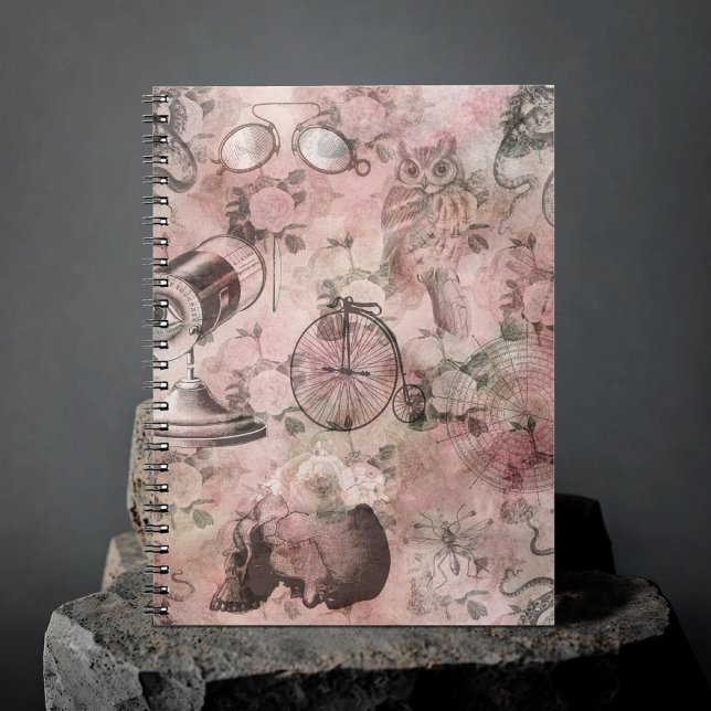Romantic Steampunk | Antique Vintage Ephemera Notebook (Creator Uploaded)