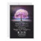 romantic string lights tree purple wedding invites