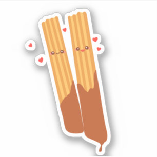 Romantic Sugary Spanish Churros  With Chocolate