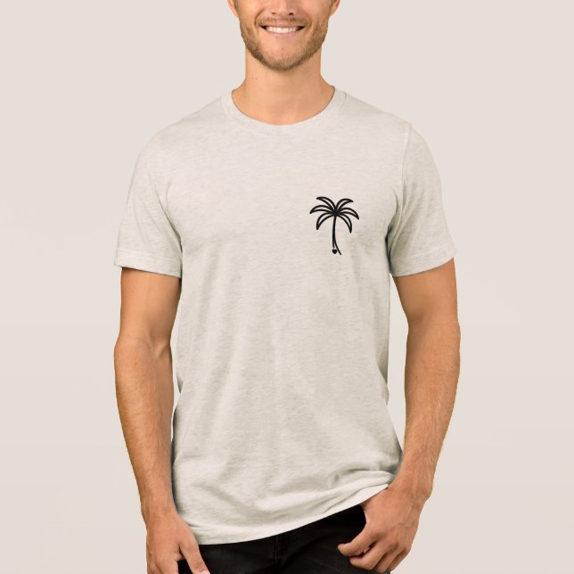 Romantic Sunset Stroll Tri-Blend Shirt (Front)