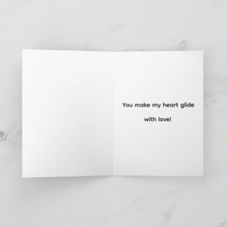 Romantic Swan Valentine’s  Card