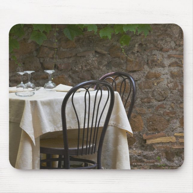 romantic table for two mouse mat (Front)