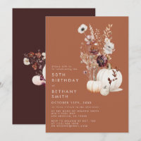 Romantic Terracotta Wildflower Birthday Party