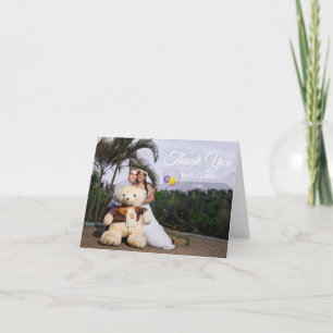 Romantic Thank You Wedding Card