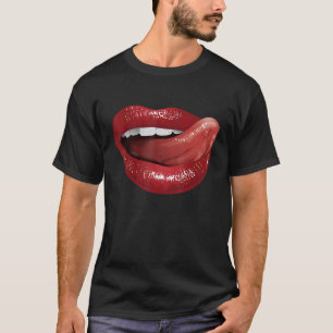 Romantic Tongue for Mom Dad boys girls men T-Shirt