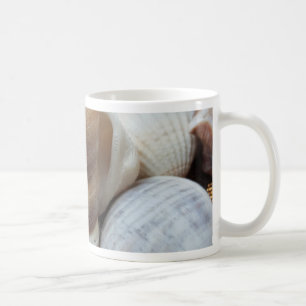 Romantic Tropical Exotic Sea Shells Beach Love Coffee Mug