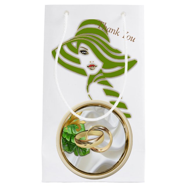 Romantic Tropical  Gift Bag (Front)