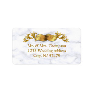 Romantic Tropical Wedding Labels