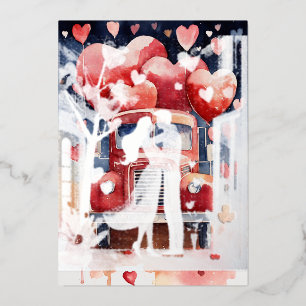 Romantic Truck Valentine's Day Card