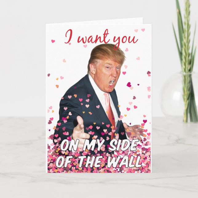 Romantic Trump Holiday Card (Front)