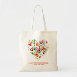 Romantic Tulip Wreath Tote Bag for Dreamy Souls