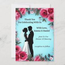 💐 Romantic Turquoise Rose Wedding Theme Set 💐