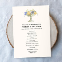Romantic Tuscan Garden Urn Floral Wedding