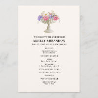 Romantic Tuscan Garden Urn Floral Wedding
