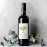 Romantic Tuscan Garden Urn with Flowers Wedding