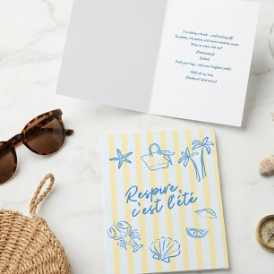 Romantic Vacation Invitation Card for Couples