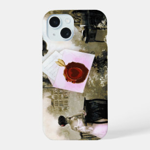 ROMANTIC VALENTINE LETTER ,RED WAX SEAL iPhone 15 CASE