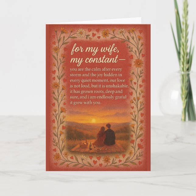 Romantic Valentine’s Cards for My Wife (Front)