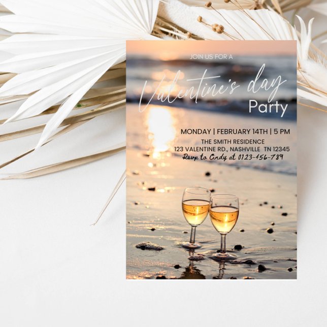 Romantic Valentine’s Day Party - Heart & Love Invitation (Creator Uploaded)