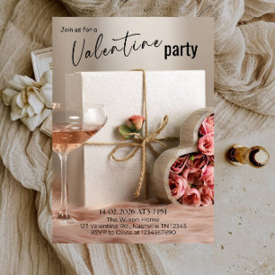 Romantic Valentine’s Day Party Invitation