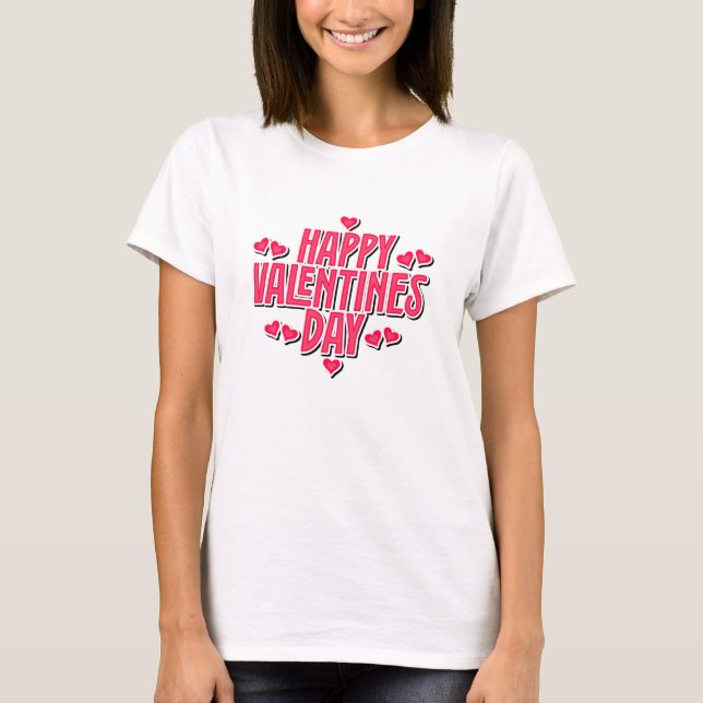 Romantic Valentine’s Day Quote T-Shirt (Front)